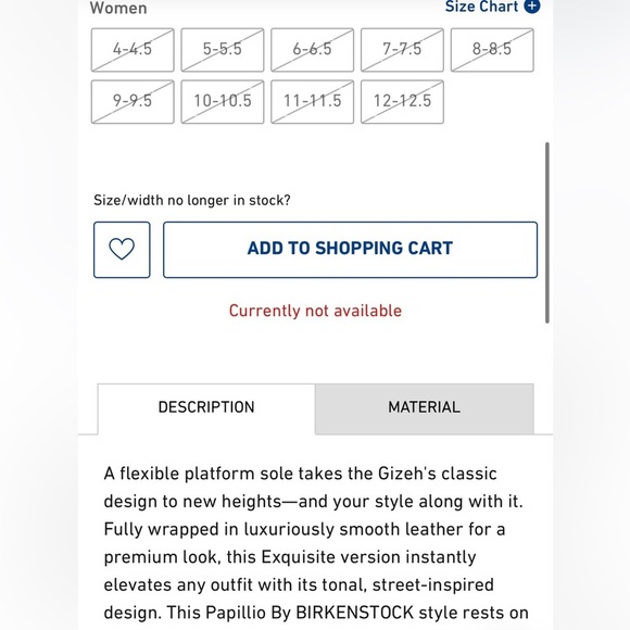 Birkenstock Gizeh PAP Flex Platform Leather Sandals Size 9 NWT - Picture 7 of 16